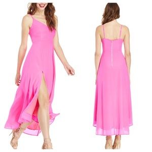 NWT Line & Dot Grace Silk Cami Dress in Neon Pink, 100% Silk